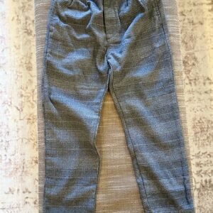 Zara Charcoal Checkered Men's Dress Pants